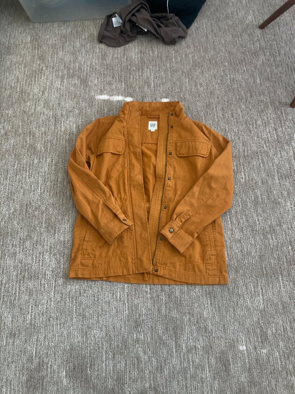 Burnt Orange Utility Jacket